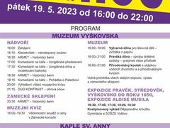 Vyškovská muzejní noc nabídne kulturní program i volný vstup do expozic
