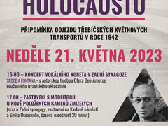 Vzpomínková akce k uctění obětí holocaustu se bude konat v Zadní synagoze v Třebíči Vzpomínková akce k uctění obětí holocaustu se bude konat v Zadní synagoze v Třebíči