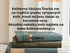 Knihovna ve Slaném pořádá další prodej vyřazených knih