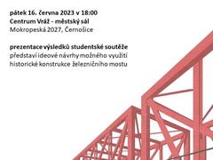 Jaká budoucnost čeká mokropeský most v Černošicích? Návrhy na jeho záchranu představí i studenti