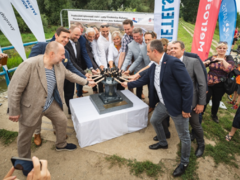 FOTO: Na Baťově kanále u Sudoměřic začala stavba nové plavební komory. Hotová bude v roce 2026