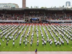 Gymnasté z Židlochovic se zúčastnili světové gymnaestrády v Amsterdamu