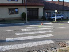 Policisté pátrají po řidiči, který srazil důchodkyni na přechodu v obci u Kyjova