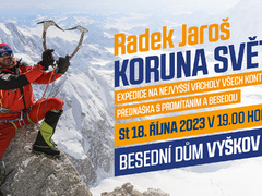 Horolezec Radek Jaroš ve Vyškově znovu vystoupá na nejvyšší vrcholky světa