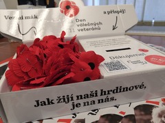 Přispět do sbírky ke Dni válečných veteránů je možné opět i v Bučovicích