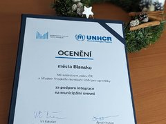 Blansko získalo ocenění za integraci cizinců