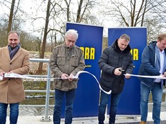 OBRAZEM: Ve Vyškově vybudovali novou část opěrné zdi na levém břehu Hané v ulici Závodí