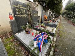 Zástupci města Třebíče uctili památku Antonína Kaliny