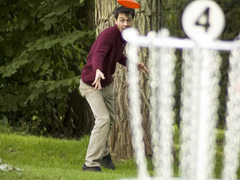 V Meziříčí vyzkoušeli discgolf první zájemci