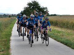 Sportem proti drogám. Cyklo-běh zavítal i do Slavkova