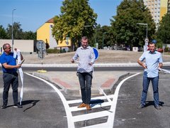 ŘSD zprovoznilo novou okružní křižovatku na silnici I/54 ve Veselí nad Moravou