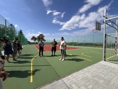 FOTO: Ve Slaném se otevřelo nové víceúčelového sportovního hřiště 