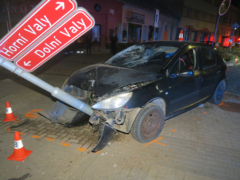 Řidič v Hodoníně vyjel ze silnice a srazil cyklistku. Policisté hledají svědky