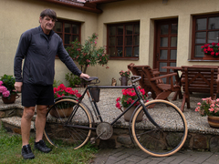 ROZHOVOR: František Uhlíř na vysokém kole dojel do Vídně, naší i rakouské