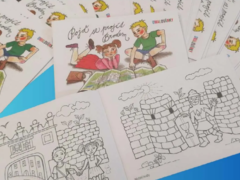 Informační centrum Český Brod představilo nové omalovánky pro děti s názvem Projdi brodem
