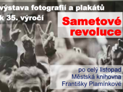 Černošická knihovna vystavuje celý listopad plakáty z roku 1989