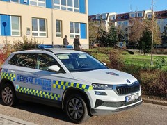 Mladík obtěžoval děti před školou ve Znojmě, strážníci ho nachytali při činu
