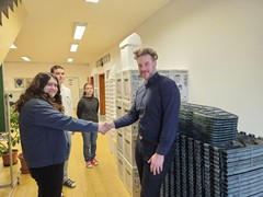 OBRAZEM: Základní škola Sušilova v Boskovicích má nové koše na tříděný odpad