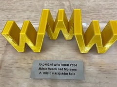 Web Veselí nad Moravou získal druhé místo v krajském kole soutěže webových stránek