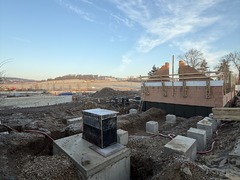 Na rosickém koupališti se soustavně pracuje. Zkušební provoz biobazénu je plánován na srpen