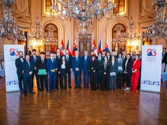 OBRAZEM: Česko hostilo prezidentský summit S3 na zámku ve Slavkově u Brna