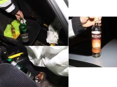 Neuvěříte, kolik nadýchal! Řidič na Hodonínsku sotva mluvil, v autě měl prázdné flašky