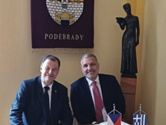 Do Poděbrad v rámci “řeckého týdne” přijel řecký velvyslanec