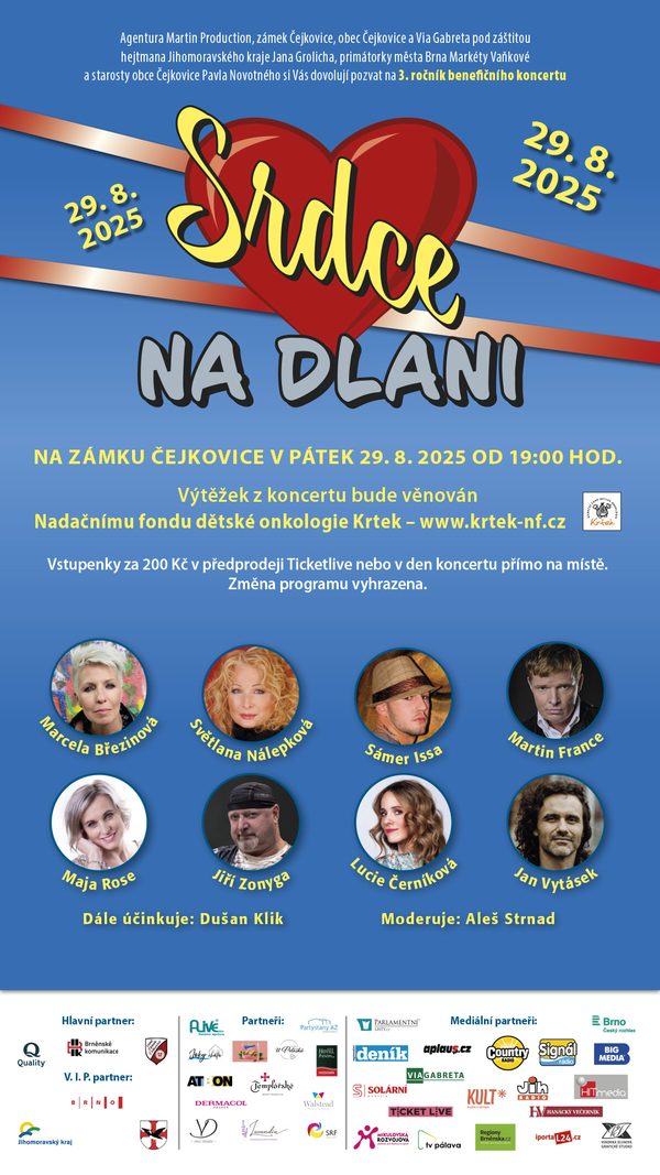 Srdce na dlani Čejkovice.