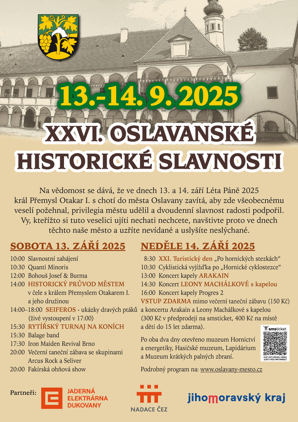 Oslavanské hisotircké slavnosti 2025.