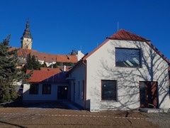 Stavba skautské klubovny v Moravských Budějovicích se už blíží do finále