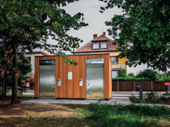 Park Na Polabí v Mělníku nabízí nové moderní toalety i s bezbariérovým přístupem