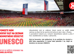 Pomozte svým podpisem dostat všesokolský slet na seznam nehmotného kulturního dědictví UNESCO