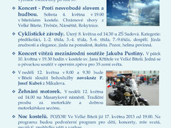 Co se bude dít v květnu?