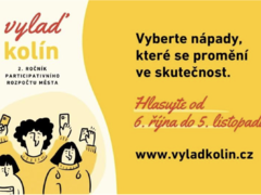 Hlasování o návrzích kolínského participativního rozpočtu Vylaď Kolín už běží. Zapojte se i vy!