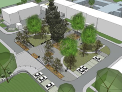 Začíná revitalizace prostoru u veselské polikliniky Začíná revitalizace prostoru u veselské polikliniky