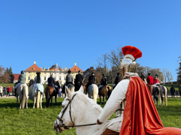 Slavkovský zámecký park spojí dvě podzimní akce Zámeckou jízdu sv. Huberta a svatomartinské slavnosti