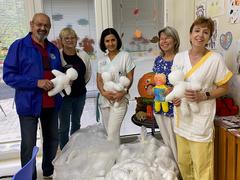 Kiwanis panenky pomáhají dětem překonat obavy z vyšetření také v Nemocnici Kyjov