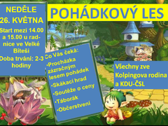 Pohádkový les bude v náhradním termínu 1. června