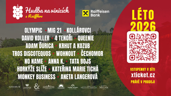 Hudba na vinicích – plakát.