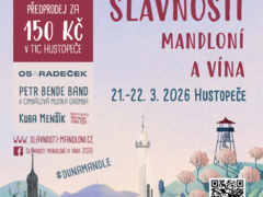 Slavnosti mandloní a vína 2026 v Hustopečích: Vstupenky již v prodeji