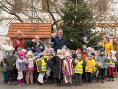 Děti z mateřských škol navštívily Městský úřad ve Veselí nad Moravou