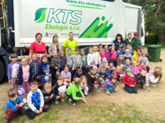 Už v mateřské školce se děti učí jak správně třídit odpad