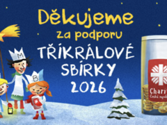 Oblastní charita Rajhrad děkuje za podporu Tříkrálové sbírky 2026