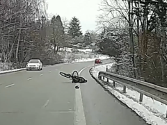 Opilý cyklista u Blanska letěl přes řídítka. Přiznal lžíci likéru, ale nadýchal dvě promile