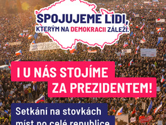 V Náměšti nad Oslavou proběhne shromáždění na podporu demokratických hodnot a prezidenta České republiky