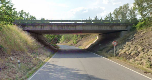 most na 30. km dálnice D4 u Dobříše, zdroj: ŘSD