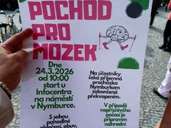 OBRAZEM: Nymburk se poprvé vydal na Pochod pro mozek. Den plný pohybu, radosti i milých setkání