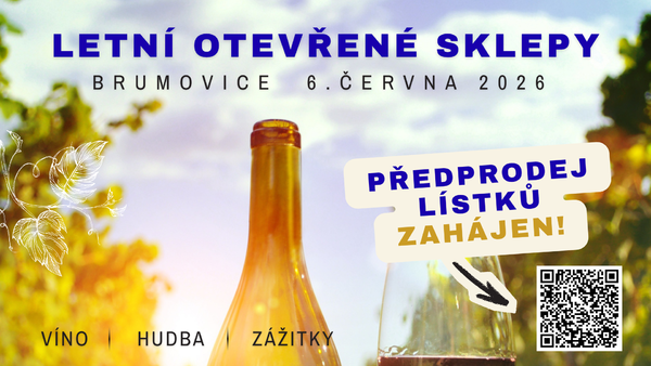 Letní otevřené sklepy Brumovice.