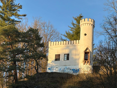 Hákové kříže i zničené koše. Starý hrad ve Vlašimi dvakrát po sobě poškodili vandalové