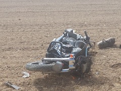 Kuriózní nehoda u Osové Bítýšky! Motorkářům vběhlo do cesty několik koní